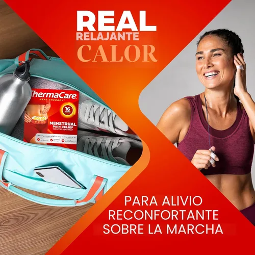 Vista 6 de ThermaCare Almohadillas térmicas menstruales - Envolturas térmicas portátiles adhesivas para calambres menstruales y alivio del dolor de espalda