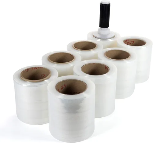 Vista 20 de IDL Packaging Mini rollo de envoltura elástica de 5 pulgadas x 1000 pies
