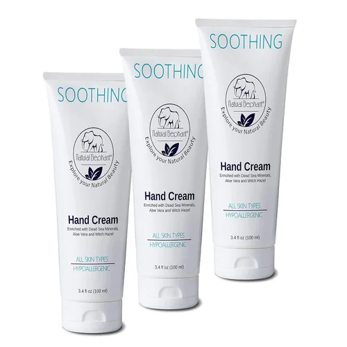 Vista 7 de Natural Elephant Crema de manos calmante con minerales del Mar Muerto 3.4 fl oz (3.4 fl oz)
