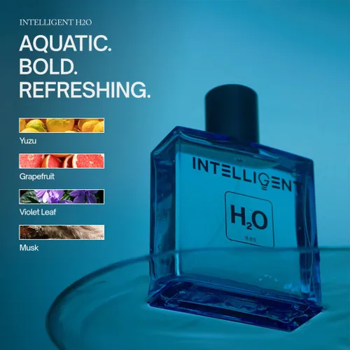 Vista 4 de H2O Eau de Parfum, Colonia para hombre, 3.4 fl oz - Acuático, cítrico, refrescante
