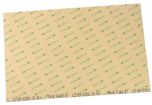 Vista 2 de Paquete de 3 hojas de 8 x 12 pulgadas, 3M 9474LE 300LSE cinta adhesiva de transferencia adhesiva superfuerte de doble cara, ideal para fijar