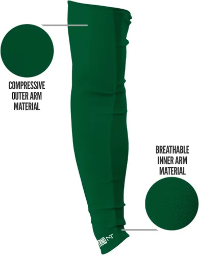 Vista 69 de Nxtrnd Air-TEK - Mangas de compresión para hombre, par de fútbol transpirable