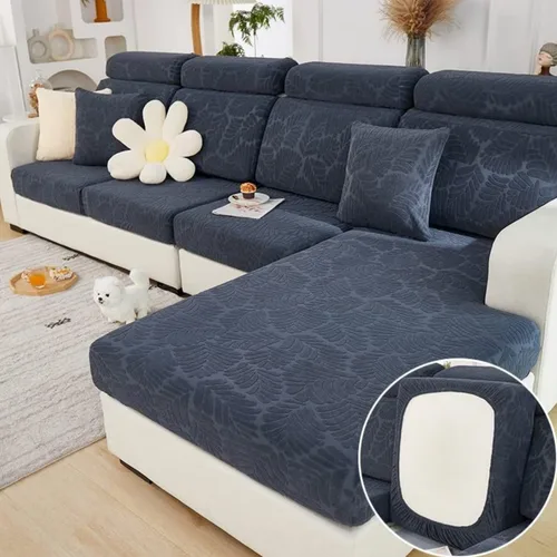 Vista 10 de Funda mágica universal para interior de sofá, funda de sofá resistente al desgaste, funda de sofá modular en forma de L, diván con cojín separado