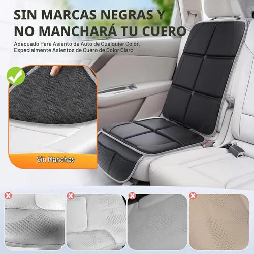 Vista 6 de Gimars Protector de asiento de automóvil, 2 unidades, cojín EPE grueso XL, impermeable, tela 600D, funda para asiento de automóvil infantil