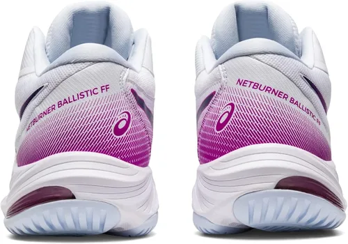 Vista 5 de ASICS Netburner Ballistic FlyteFoam Mid Top 3 - Zapatos de voleibol para mujer
