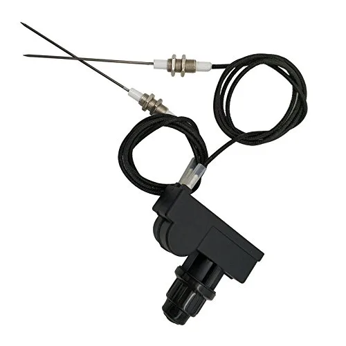 Vista 3 de MENSI Batería AA de 2 salidas universales para parrilla con cable de bujía de 40 pulgadas de largo (dos electrodos)