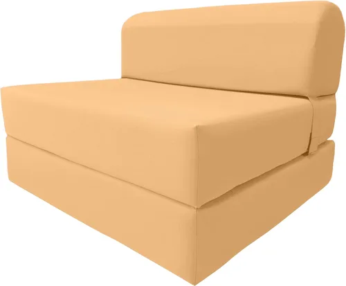Vista 49 de D&D Futon Furniture. Silla plegable de espuma, sofá de estudio, colchón de espuma plegable para invitados (6 x 24 x 70 pulgadas, negro)