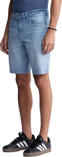 Vista 2 de Buffalo David Bitton Pantalones cortos de mezclilla rectos y relajados para hombre