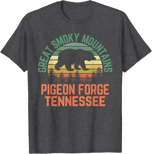 Vista 30 de Camiseta Pigeon Forge Great Smoky Mountains National Park Tennessee, Negro, S