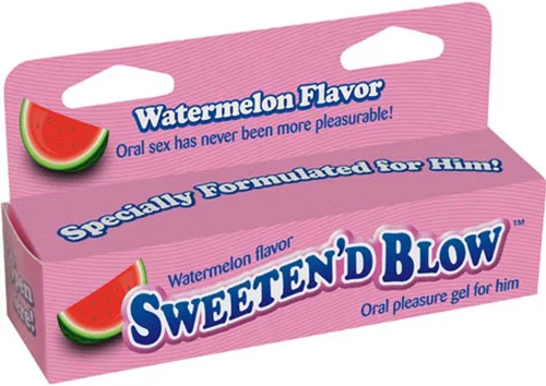 Vista 3 de Little Genie Productions Sweeten D O Gel de placer oral, sandía, 1.5 onzas