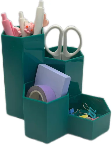 Vista 9 de Portalápices para organizador de escritorio, lindo soporte para bolígrafos, suministros de escritorio de oficina y accesorios para escritorio