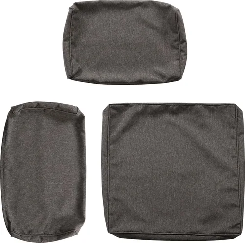 Vista 7 de KINTNESS Fundas de cojín de repuesto para sofá modular de ratán de 7 piezas, 14 fundas impermeables para cojines de patio con cremallera