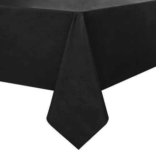 Vista 14 de Romanstile Mantel de PVC 100% impermeable, cuadrado, a prueba de derrames de aceite, resistente a las manchas, manteles de plástico fáciles de Beige