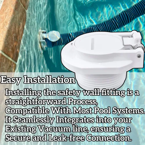 Vista 2 de Cerradura de cubierta de piscina, accesorio de pared de seguridad compatible con Hayward, Zo-diac, aspiradora de piscina Pen-tair, GW9530 Puerto