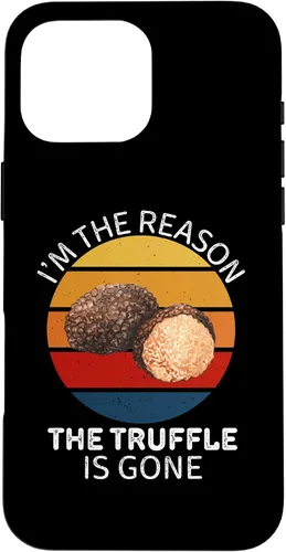 Vista 19 de Vintage I'm The Reason Truffle is Gone Food Lover Case for iPhone 16
