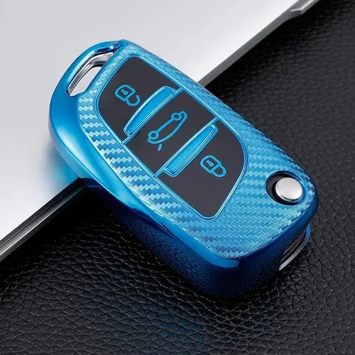 Vista 5 de BNHUY - Carcasa de TPU de carbono para llave de automóvil Citroen C1 C2 C3 C4 C5 XSARA PICA para Peugeot 306 407 807 para DS DS3 DS4 DS5 DS6