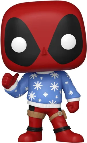Vista 2 de Funko Pop! Marvel: Holiday - Deadpool - (SWTR) - Marvel Comics - Figura de vinilo coleccionable - Idea de regalo - Productos oficiales - para niños