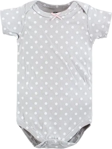 Vista 183 de Hudson Baby baby-girls Cotton Bodysuits 3-pack