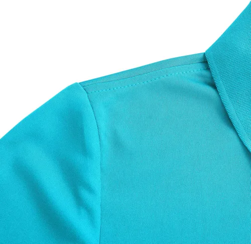 Vista 4 de MOHEEN Polo de golf de manga corta para mujer, de secado rápido, absorbe la humedad, rendimiento atlético