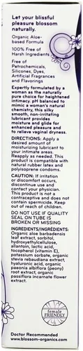 Vista 2 de Blossom Organics Lubricante hidratante natural de 4 onzas (paquete de 6)