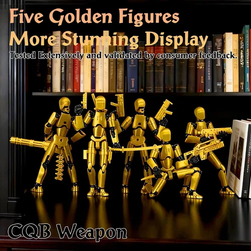 Vista 2 de Gatling Gun T13 Titan 13 Juego de Figuras de Acción【Ensamblado】, Figura de Acción de Robot Impresa en 3D robo 13 Juguetes Fidget de Acción Figura
