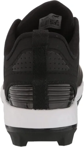 Vista 3 de New Balance Fresh Foam Velo V3 - Zapatos de sóftbol moldeados para mujer, NegroBlanco