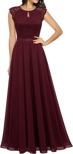 Vista 98 de Dressystar - Vestido de dama de honor, sin mangas, con cuello en V, para fiesta de boda