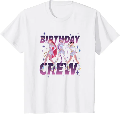 Vista 21 de Kpop Demon HUNTR/X Birthday Crew Camiseta con licencia