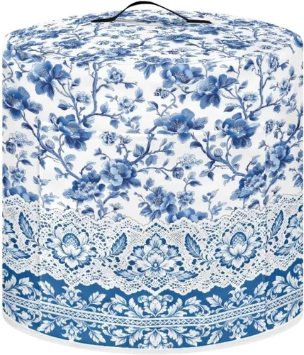 Vista 45 de Suobstales Cubierta antipolvo con estampado de girasol para olla instantánea de 6 cuartos de galón, diseño de nota musical, cubierta de olla a Nota