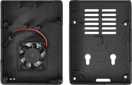 Vista 9 de Vilros Raspberry Pi 4 Kit básico de inicio de 4 GB con carcasa de aleación de aluminio resistente refrigerada por ventilador