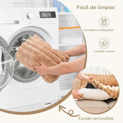 Vista 6 de Avont - Alfombra para Cama de Perro para Sofá, Sobrecama Cálida y Esponjosa para Sofá, Protector de Muebles con Funda Extraíble Lavable para Perros