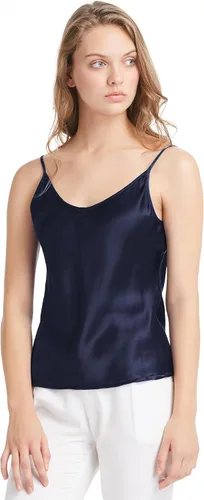 Vista 9 de LilySilk Camisola de Seda para Mujer 100% Seda de Mora de 19MM Básica Playeras Sin Mangas de Verano Top Clásico Holgado