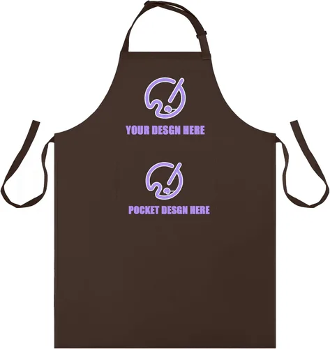 Vista 9 de BeautyWill Delantal personalizado personalizado para hombres y mujeres, delantales de cocina personalizados con bolsillos, nombre, texto, logotipo