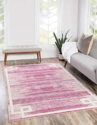 Vista 17 de Unique Loom Colección Uptown de Jill Zarin - Alfombra moderna con textura de estilo griego, color beige (1.25 x 1.85 m)