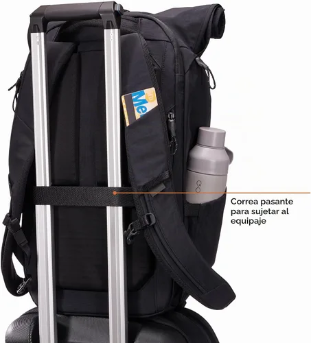 Vista 8 de Thule Paramount - Mochila de 24 litros con funda acolchada para laptop, se Negro
