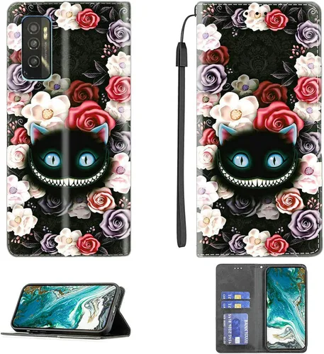 Vista 293 de jioeuinly ATT Motivate 2 - Funda compatible con ATT Motivate 2, funda con soporte abatible y cierre magnético DJS