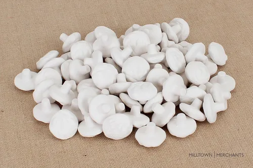 Vista 3 de Milltown Merchants™ 20 tapones Frag - Tapones de arrecife texturizados para estación Frag Rock - Tapones fragmentadores de hongos