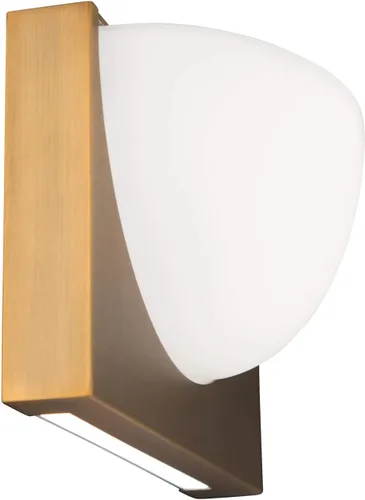 Vista 5 de WAC Lighting dweLED, Mylie - Aplique de pared LED de 10 pulgadas 3000 K en latón envejecido