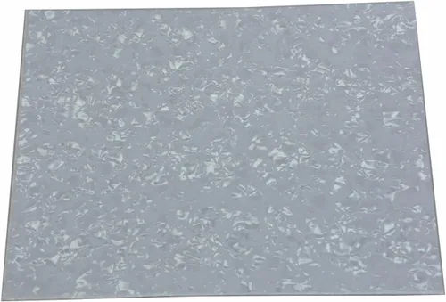 Vista 6 de Dopro 9.8x7.9 in Guitarra Acústica Autoadhesivo Scratch Plate Hoja Pickguard Material Hoja Hoja Abulón Perla