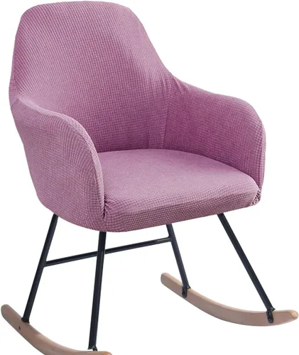 Vista 8 de Fundas elásticas para mecedoras con brazos y respaldo alto, para sala de estar, muebles del hogar, dormitorio, relajación, protector de silla