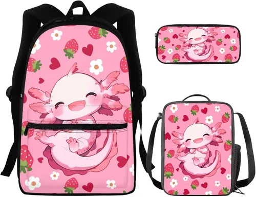 Vista 140 de FOR U DESIGNS Fuego baloncesto impreso niños escuela mochilas viaje mochila libro bolsa