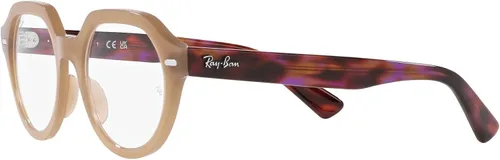 Vista 3 de Ray-Ban Women's Rx7214f Gina Low Bridge Fit Square Prescription Eyewear Frames