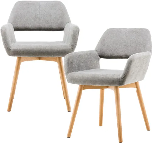 Vista 25 de Silla de Escritorio Sin Ruedas Silla de Acento Cómoda para Sala de Estar Comedor Dormitorio Silla de Tocador Silla de Maquillaje Oficina en Casa