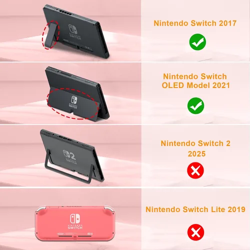 Vista 19 de Fintie Slim Carrying Case for Nintendo Switch OLED Model 2021/Switch 2017 - [Slim Fit] Shockproof Protective Travel Storage Bag with 10 Game