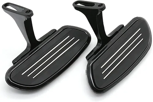 Vista 5 de Tabla de piso para pasajero de motocicleta Streamliner con kit de soporte de montaje Compatible con Harley Touring, Road Glide, Street Glide, Road