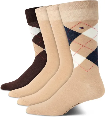 Vista 16 de Tommy Hilfiger Mens 4 Pack Dress Crew Socks Comfort Stretch Socks Negro