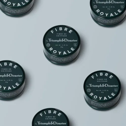 Vista 3 de TRIUMPH & DISASTER Fibre Royale - Cera para el cabello, pomada de sujeción fuerte para cabello grueso, acabado natural para hombres y mujeres, 0.88