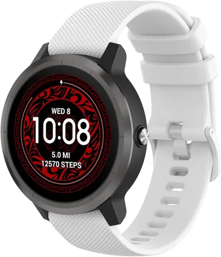 Vista 2 de Correa de reloj diseñada para Coros APEX de 1.654 in/PACE 2, correa ajustable de liberación rápida, bandas de silicona transpirable, pulseras