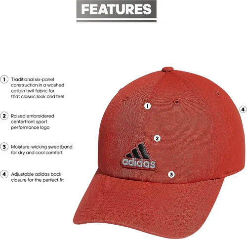 Vista 2 de adidas Ultimate 20 - Gorra de algodón ajustable para hombre
