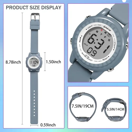 Vista 4 de Watches for Girls Boys, LED Waterproof Watches for Kids - Best Kids Gifts